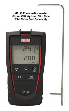 MP120-S Portable Anemo-Manometer Measuring Pressure and Air Velocity