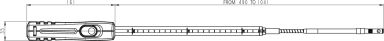 SFC-900-GN Telescopic Gooseneck Shape Hot Wire Probe For AMI 310 Multifunction Meter