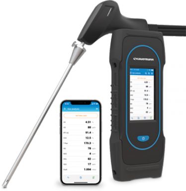 New Si-CA 230 - 4 Gas Nitrogen Dioxide Flue Gas Combustion Analyzer Measure N02, NO, O2, CO, CO2