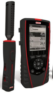 HQ-210-STD Thermo-Hygrometer Measure Relative Humidity, Dew Point, Ambient Temp with SHR110 Probe