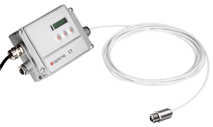 Fixed Infrared Non-Contact Temperature Sensor with adjustable emissivity  and optional display