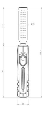 SCO-110 Carbon Monoxide and Temperature Probe for AMI 310 Multifunction Meter