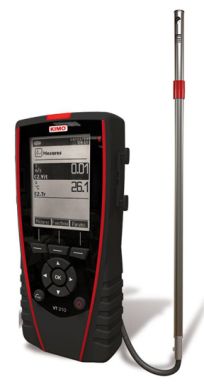 VT-210-P 0.55" (14 mm) Vane Probe Thermo-Anemometer Measure Air Velocity, Airflow and Temperature