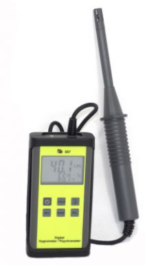 TPI 597C1 Digital Hygrometer/Psychrometer Measure Relative Humidity (RH), Dew Point, and Temperature