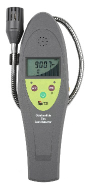 TPI 721 Combustible Gas Leak Detector with Bargraph LCD Display