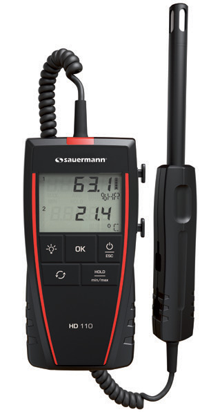 HD-110S Relative Humidity, Dew Point, Temperature Thermo-Hygrometer