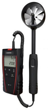 New LV-117S Portable 2.75" (70mm) Diameter Vane Thermo-Anemometer Displays Velocity and Temperature